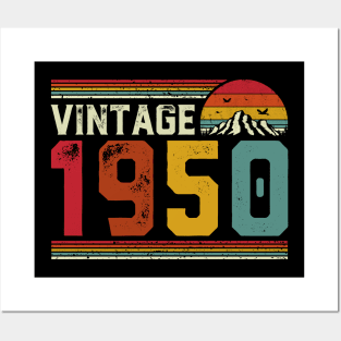 Vintage 1950 Birthday Gift Retro Style Posters and Art